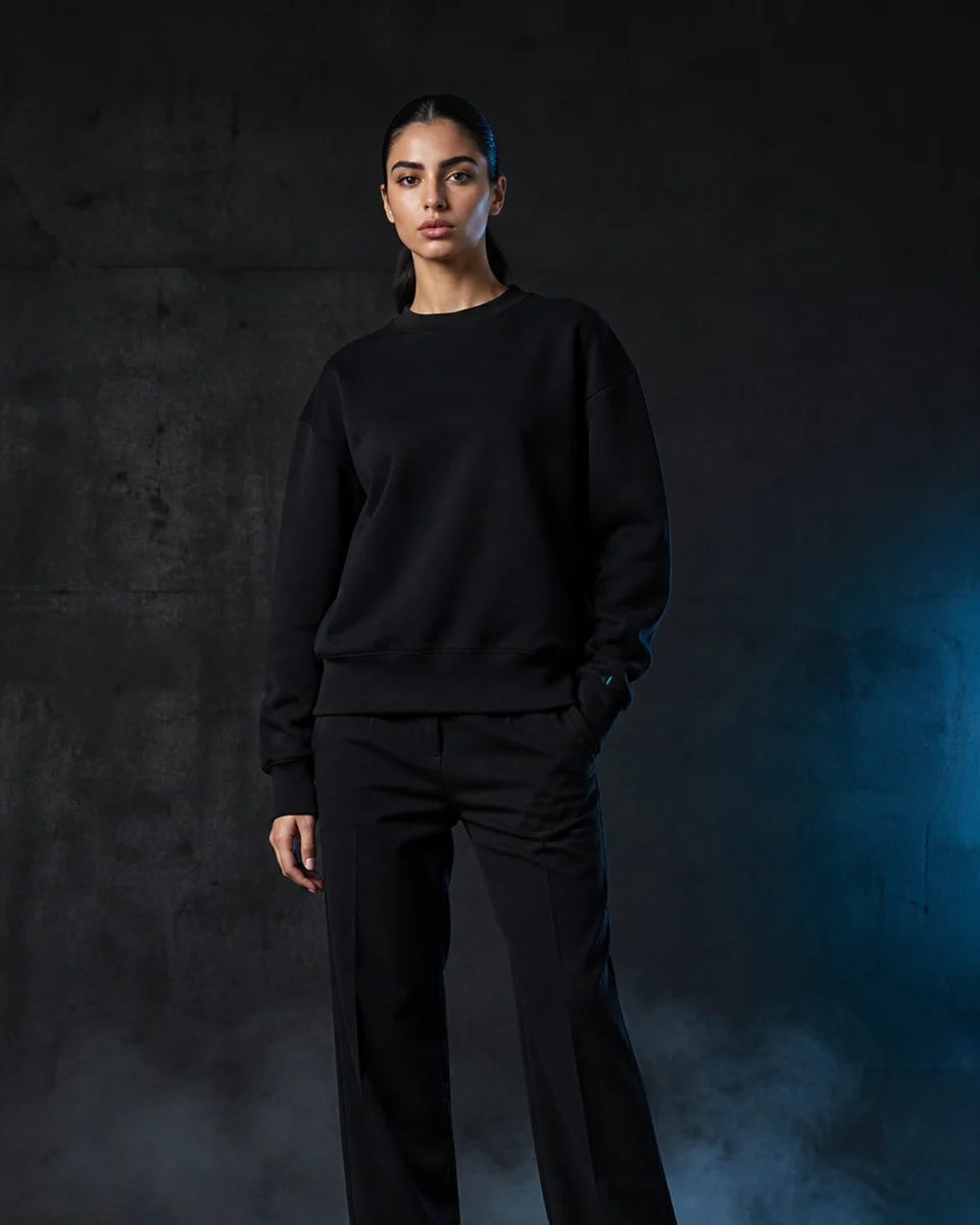 Signal Crew Sweat front editorial