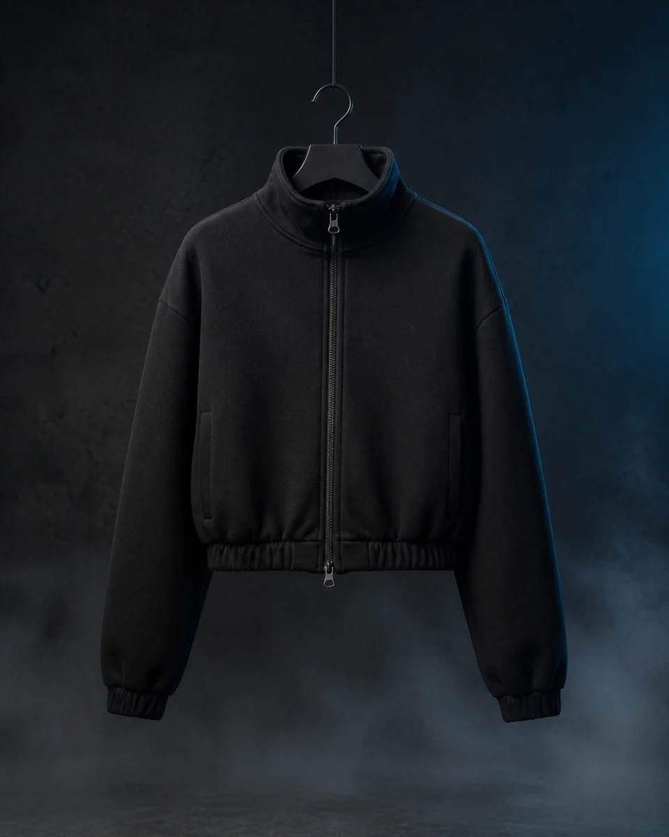 Vapour Zip Sweat front editorial
