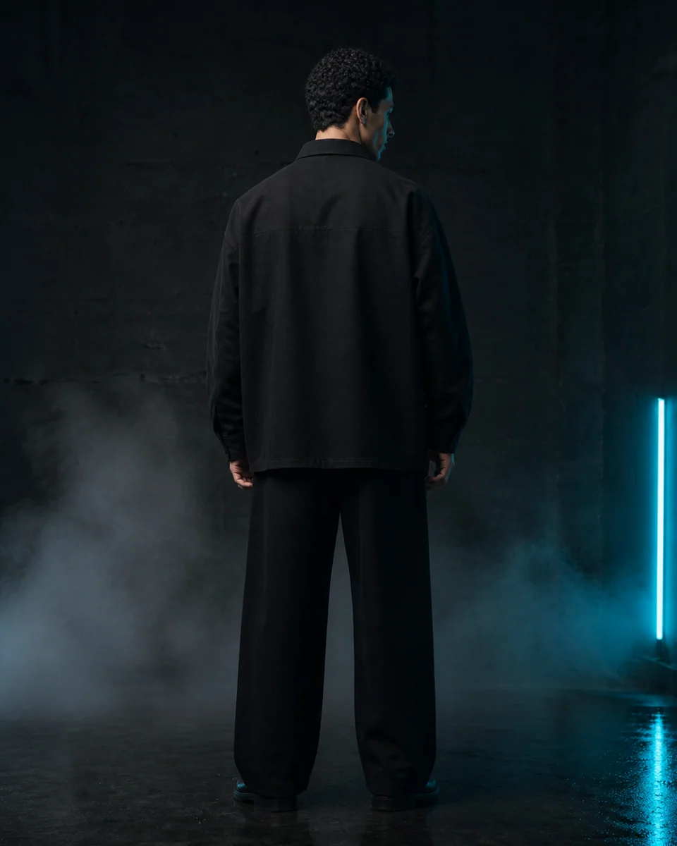 Veil Overshirt back construction